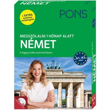 PONS Megszólalni 1 hónap alatt Német plusz CD és ONLINE hanganyag