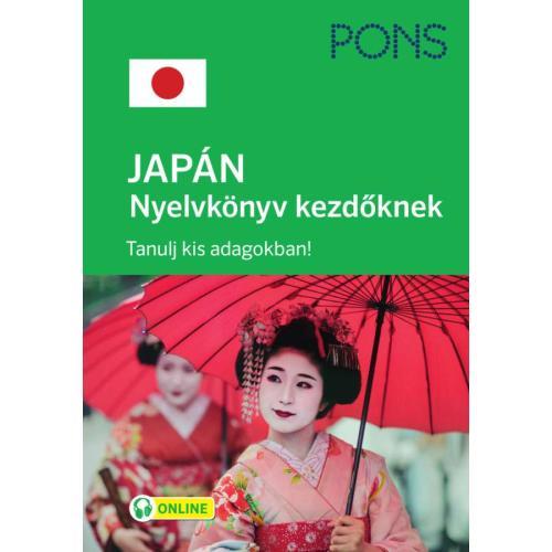 PONS JAPÁN nyelvkönyv kezdőknek plusz ONLINE letölthető hanganyag