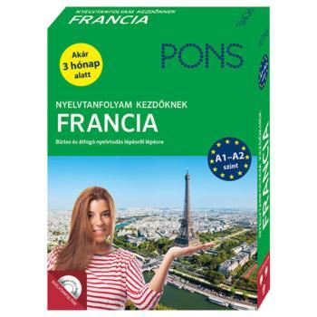 PONS Nyelvtanfolyam kezdőknek FRANCIA (online letölthető h.+ extra nyelvtani ö.)